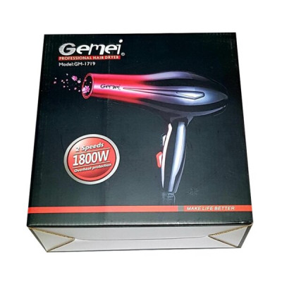 Фен для волосся Hair Dryer Gemei GM-1719 Фен для волосся Hair Dryer Gemei GM-1719