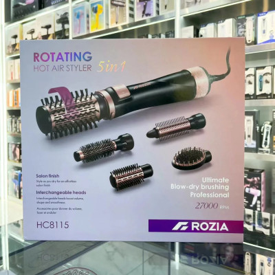 Фен-стайлер з обертовою насадкою ROZIA 5в1 HC8115 hair dryer AND-6162-6
