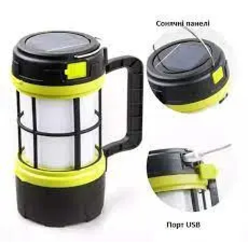 Ліхтар лампа підвісний кемпінг Camping Lantern F-910-B акумуляторний