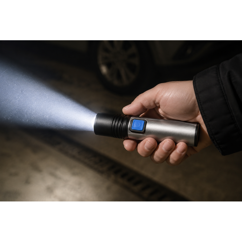 Ліхтарик ручний BL K31 USB CHARGE / Ліхтар на акумуляторі / Ліхтар світлодіодний