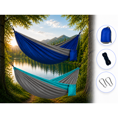 Гамак Travel hammock туристичний / Гамак-гойдалка підвісна нейлонова