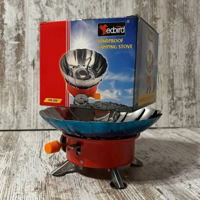 Газовий туристичний пальник (міні піч) з п'єзопідпалом Edbird МА-200
