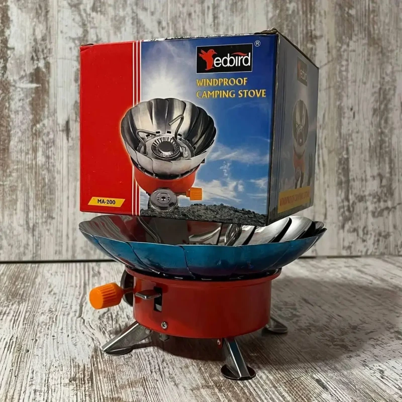 Газовий туристичний пальник (міні піч) з п'єзопідпалом Edbird МА-200