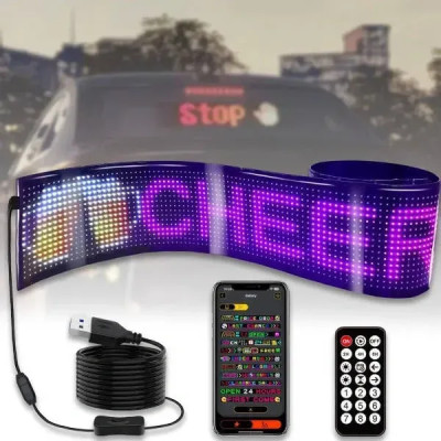 Гибкий экран LED Matrix Panel APP wifi rgb 120мм*595мм(16X96) ART-0567 Гибкий экран LED Matrix Panel APP wifi rgb 120мм*595мм(16X96) ART-0567