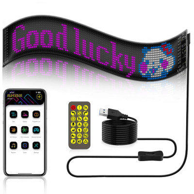 Гибкий экран LED Matrix Panel APP wifi rgb 120мм*595мм(16X96) ART-0567 Гибкий экран LED Matrix Panel APP wifi rgb 120мм*595мм(16X96) ART-0567