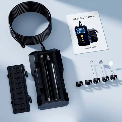 Гнучкий ендоскоп камера з дисплеєм та кабелем 5м Endoscope