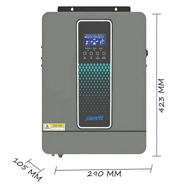 Гібридний інвертор Jarrett JARP-3.2KVA ЧИСТИЙ, 3000 W, 24 V, 1 фаза