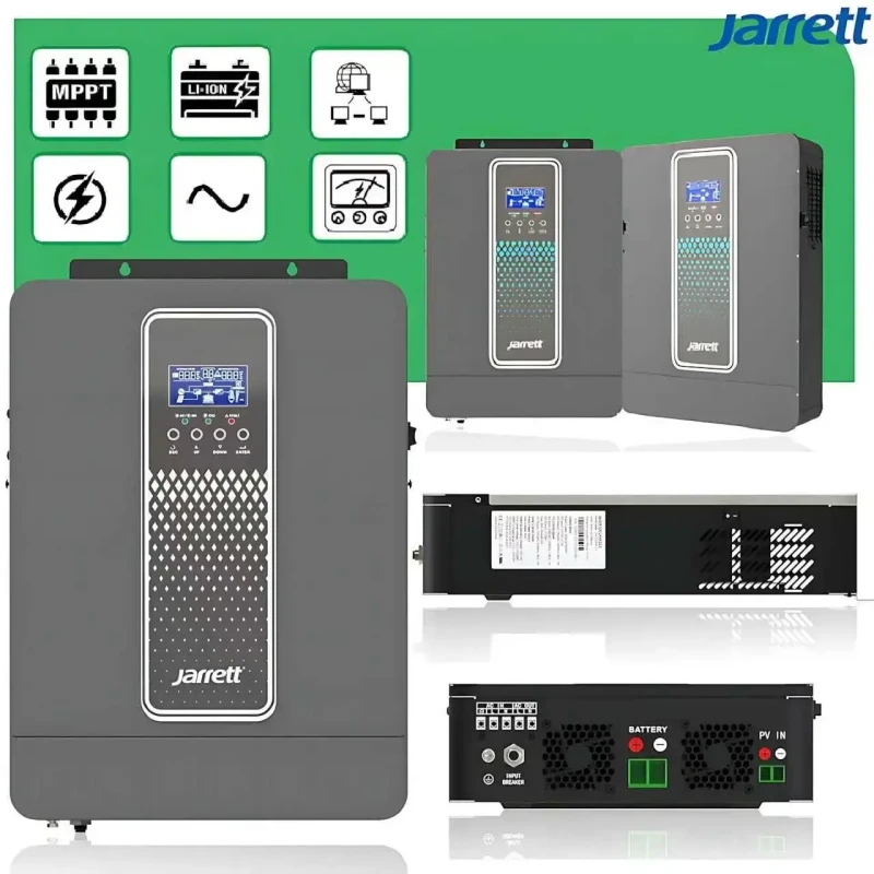 Гібридний інвертор Jarrett JARP-3.2KVA ЧИСТИЙ, 3000 W, 24 V, 1 фаза