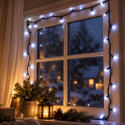 Гірлянда-нитка String-Lights 100W-7, 7 м 100 LED Біле світло Гірлянда-нитка String-Lights 100W-7, 7 м 100 LED Біле світло