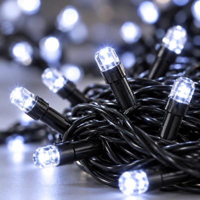 Гірлянда-нитка String-Lights 100W-7, 7 м 100 LED Біле світло Гірлянда-нитка String-Lights 100W-7, 7 м 100 LED Біле світло