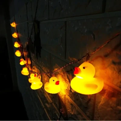 Гірлянда світлодіодна для дитячої кімнати DUCK 1.5 м Гірлянда із 10 пластикових міні-учечок
