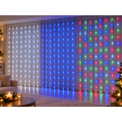 Гірлянда-водоспад Curtain-Lights Itrains 3×1,5 м