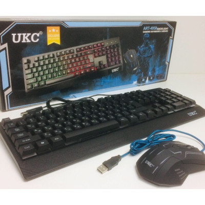 Ігрова клавіатура та миша UKC ZEUS M710 з підсвічуванням
