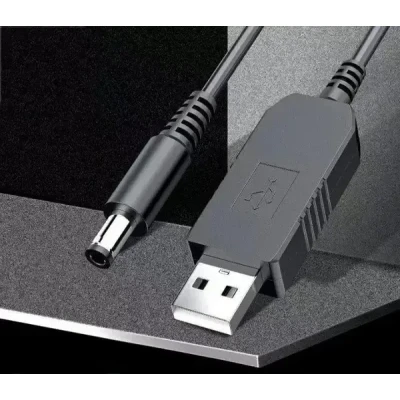 Кабель для роутера USB  12V Підвищує перехідник перетворювач живлення від повербанку