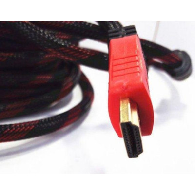 Кабель HDMI HDMI 10m посилений в обмотці 10м шнур Кабель HDMI HDMI 10m посилений в обмотці 10м шнур