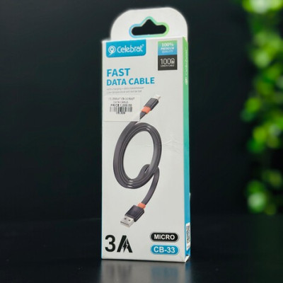 Кабель USB- Lightning CB 33 CELEBRAT / Кабель плоский USB-Lightning Кабель USB- Lightning CB 33 CELEBRAT / Кабель плоский USB-Lightning