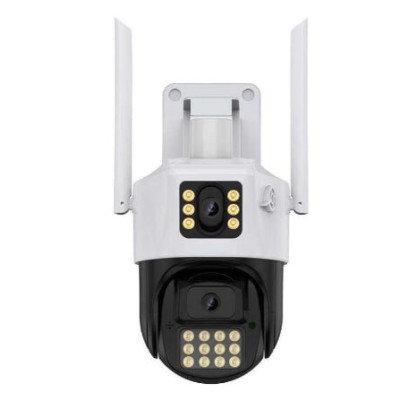 Камера 360 (P12-P6MP)-mpКамера Wifi ptz подвійний уклін 3mp+3mp= 6mp камера +12v2a power *icsee