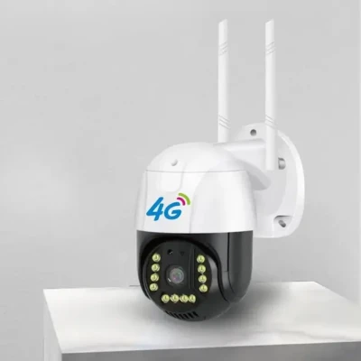 Камера зовнішнього відеоспостереження 4G Sim V380 PRO Вулична відеокамера IP 66 з нічною зйомкою