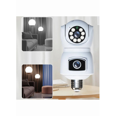 Камера відеоспостереження в патрон PTZ-Lamp (2 камери) V380