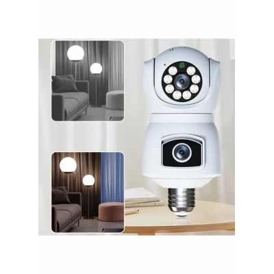 Камера відеоспостереження в патрон PTZ-Lamp (2 камери) V380