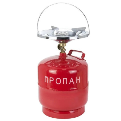 Кемпінговий газовий балон Турист на 8 л з пальником Кемпінговий газовий балон Турист на 8 л з пальником