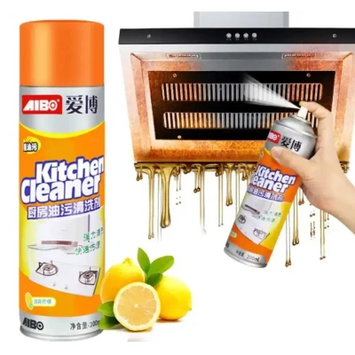 Kitchen Cleaner пінний очисник від жиру бруду давніх нашарувань для кухні ванни витяжки Кітчен клінер