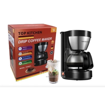 Кавоварка електрична крапельна з підігрівом Top Kitchen Tk00221
