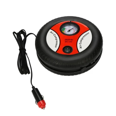 Компресор автомобільний AIR COMPRESSOR 260PSI DC-12V червоний