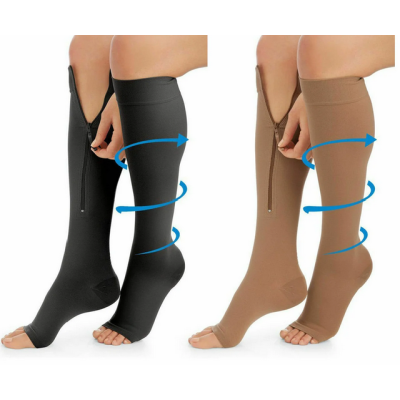 Компресійні гольфи Zip Sox, шкарпетки від варикозу