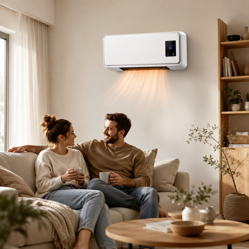 Кондиціонер настінний 800W / Тепловентилятор з пультом / Кондиціонер обігрів/охолодження