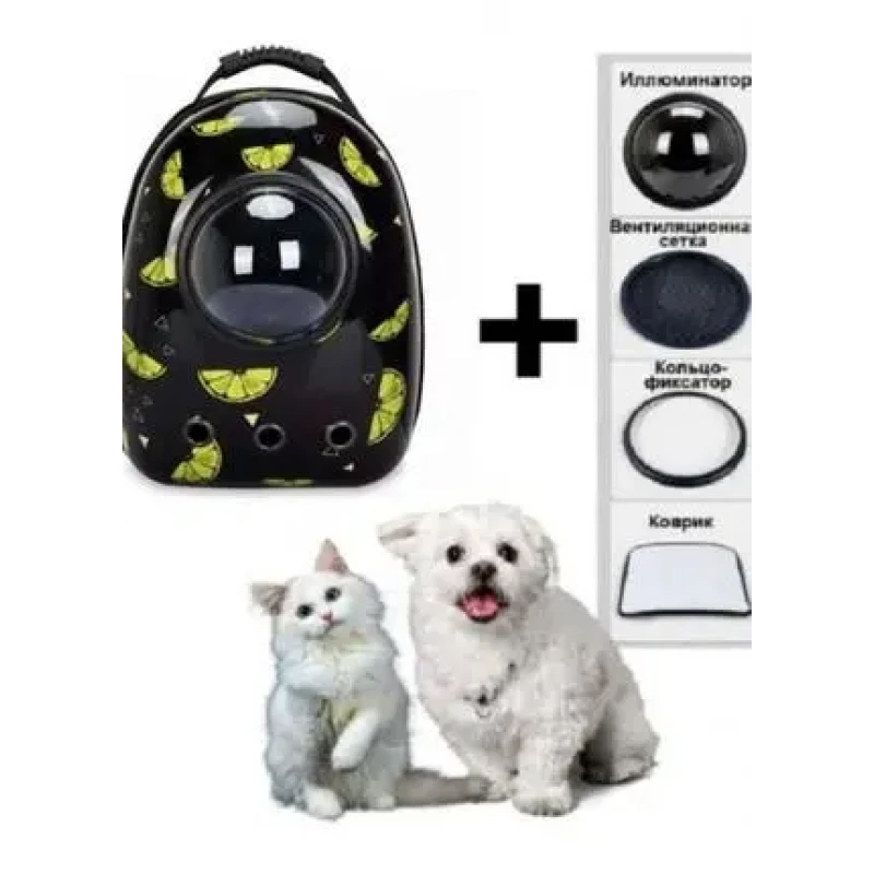 Космічний рюкзак для перенесення свійських тварин CosmoPet з ілюмінатором