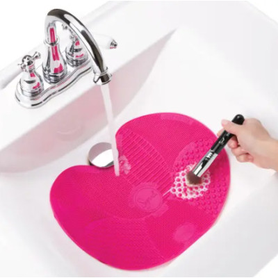 Килимок для миття косметичних пензликів Brush Spa | Силіконовий килимок для очищення пензлів