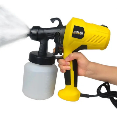 Електричний розпилювач для фарби Electric Paint Sprayer 500W ручний прилад пульверизатор, розпилювач 800 мл краскопульт 3 ступеня розпилення Електричний розпилювач для фарби Electric Paint Sprayer 500W ручний прилад пульверизатор, розпилювач 800 мл краскопульт 3 ступеня розпилення