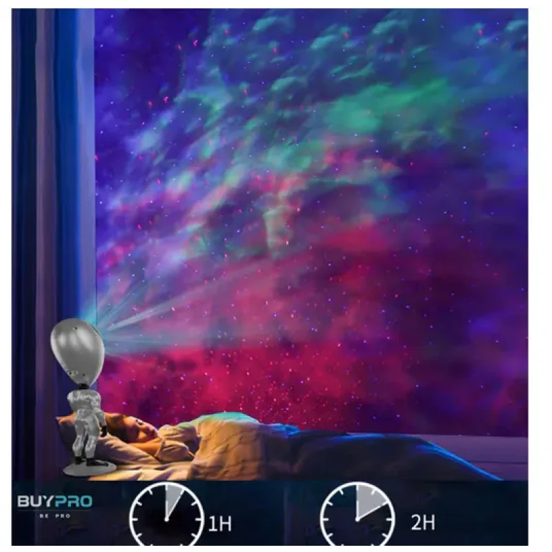 Багатобарвна лампа-проектор зоряного неба STAR PROJECTOR NIGHT LIGHT ALIENSUN