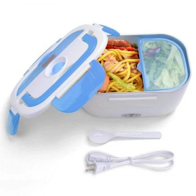 Ланчбокс з підігрівом їжі 220V, Electric lunch box, ланч-бокс Блакитний Ланчбокс з підігрівом їжі 220V, Electric lunch box, ланч-бокс Блакитний