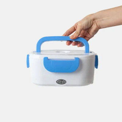 Ланчбокс з підігрівом їжі 220V, Electric lunch box, ланч-бокс Блакитний Ланчбокс з підігрівом їжі 220V, Electric lunch box, ланч-бокс Блакитний