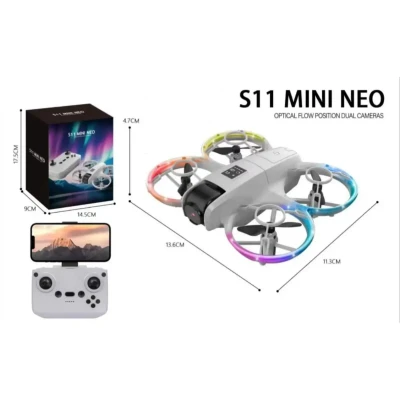 Літаючий квадрокоптер на пульті керування S11 Mini Neo Drone