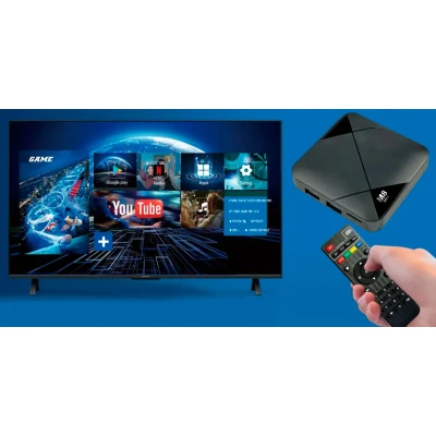 Ігрова ТВ-приставка M8 mini 4K на Android TV із вбудованим емулятором ретро-ігор та джойстиками Ігрова ТВ-приставка M8 mini 4K на Android TV із вбудованим емулятором ретро-ігор та джойстиками