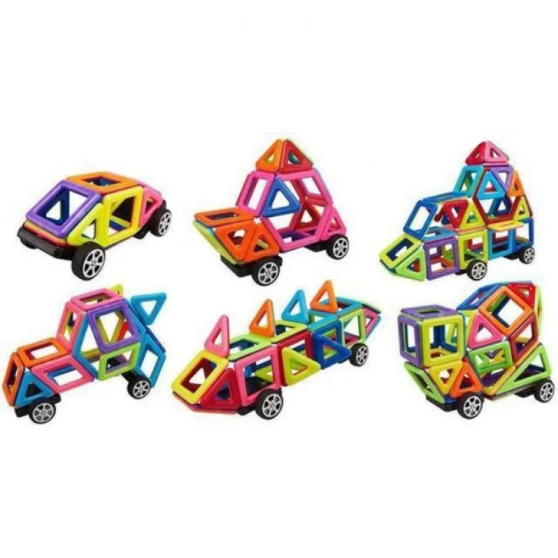 36 деталей Магнітний конструктор, дитячий 3Д конструктор, конструктор магнітний у валізі