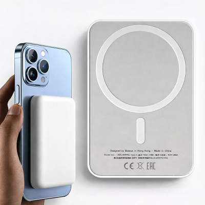 Магнітний павербанк 10000mAh MagSafe / Power Bank Type-C / Повербанк магнітний бездротовий 22,5W