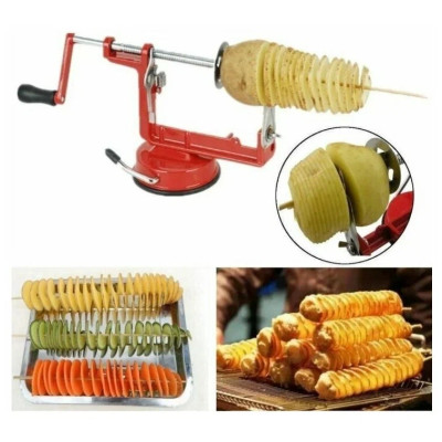 Машинка для різання картоплі спіраллю SPIRAL POTATO SLICER апарат для нарізування картоплі для чіпсів Машинка для різання картоплі спіраллю SPIRAL POTATO SLICER апарат для нарізування картоплі для чіпсів