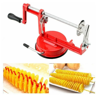 Машинка для різання картоплі спіраллю SPIRAL POTATO SLICER апарат для нарізування картоплі для чіпсів