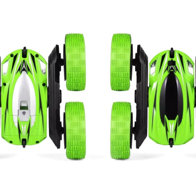 Машинка перевертень всюдихід трюкова на радіокеруванні Ydjia Stunt Car D828 Green
