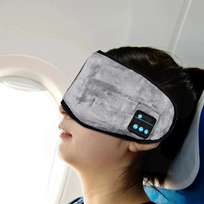 Маска для сна с наушниками Bluetooth MUSIC GOGGLES AND183 / Повязка на глаза с гарнитурой