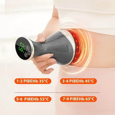 Масажер зігріваючий Massage instrument LY-812 з електростимуляцією вібромасажем 25 режимів
