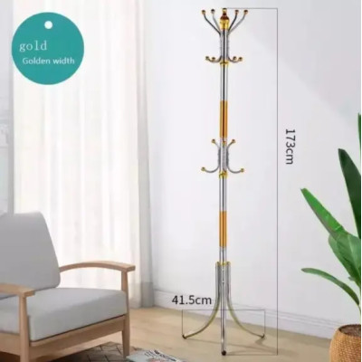 Металева підлогова стійка-вішалка для одягу Coat Rack тренога 16 гачків Металева підлогова стійка-вішалка для одягу Coat Rack тренога 16 гачків
