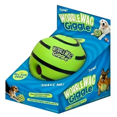 М'яч для гри із собакою Wobble Wag Giggle М'яч для гри із собакою Wobble Wag Giggle