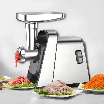 М'ясорубка електрична Rainberg RB-2271 3000 Вт з насадкою для томатів та шинкою М'ясорубка електрична Rainberg RB-2271 3000 Вт з насадкою для томатів та шинкою