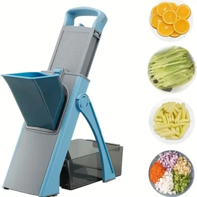 Багатофункціональна овочерізка з регульованою товщиною нарізки Vegetable cutter 223-6 Овочерізка з контейнером