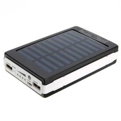 Портативна зарядка Power Bank Metal Led Solar 20000 mah Сонячна панель + Ліхтар Портативна зарядка Power Bank Metal Led Solar 20000 mah Сонячна панель + Ліхтар